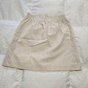 NWT J Crew Factory Pull On Linen Skirt